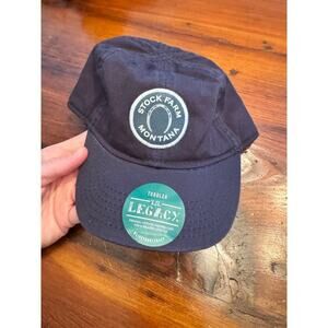 Legacy toddler baseball hat navy blue Stock Farm Montana NEW